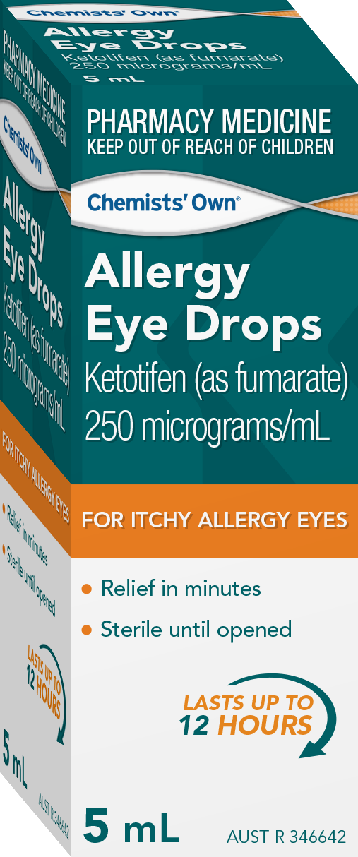 Chemists' Own Ketotifen Allergy Eye Drops 5mL