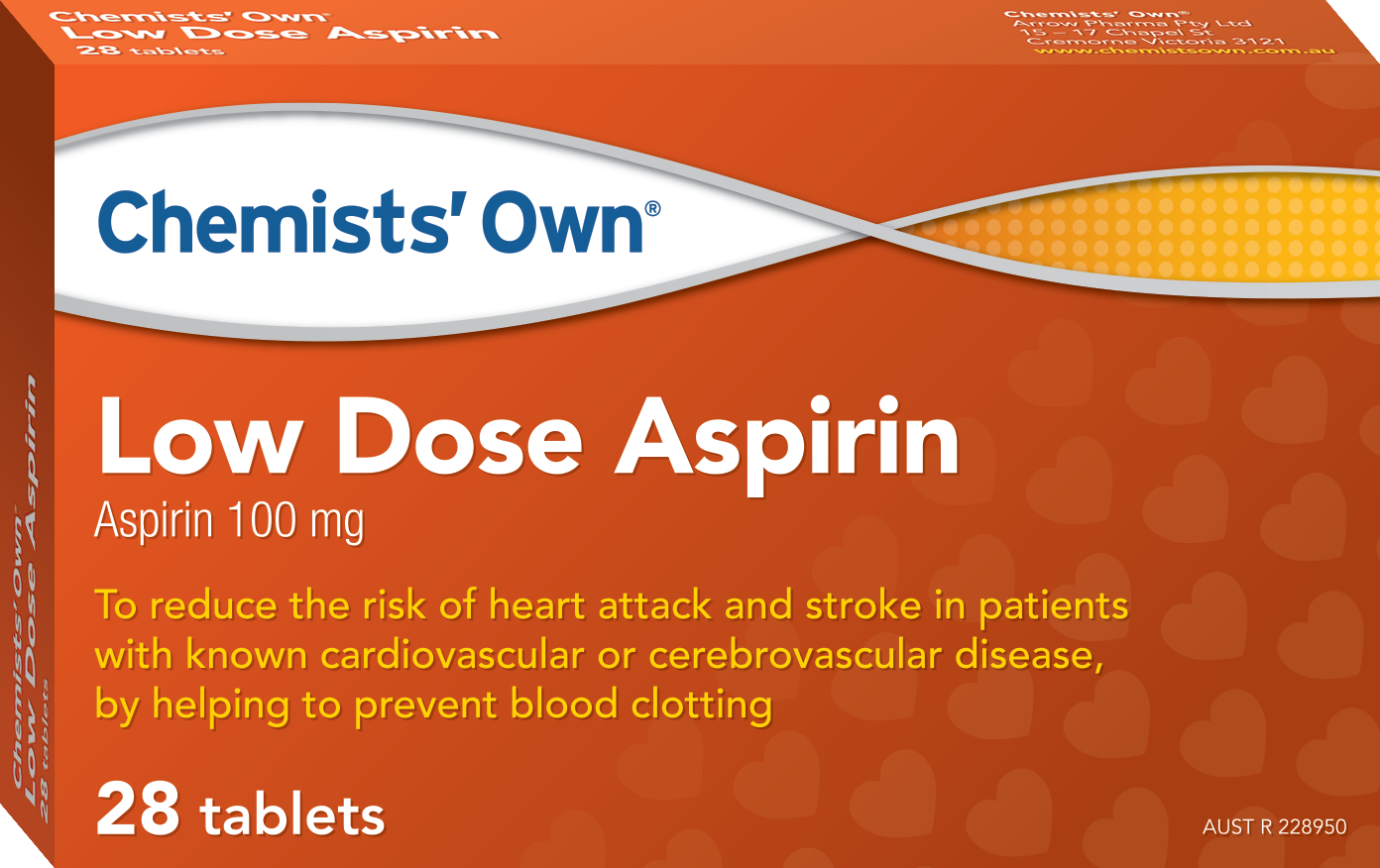 Chemists' Own Low Dose Aspirin Tablets 28