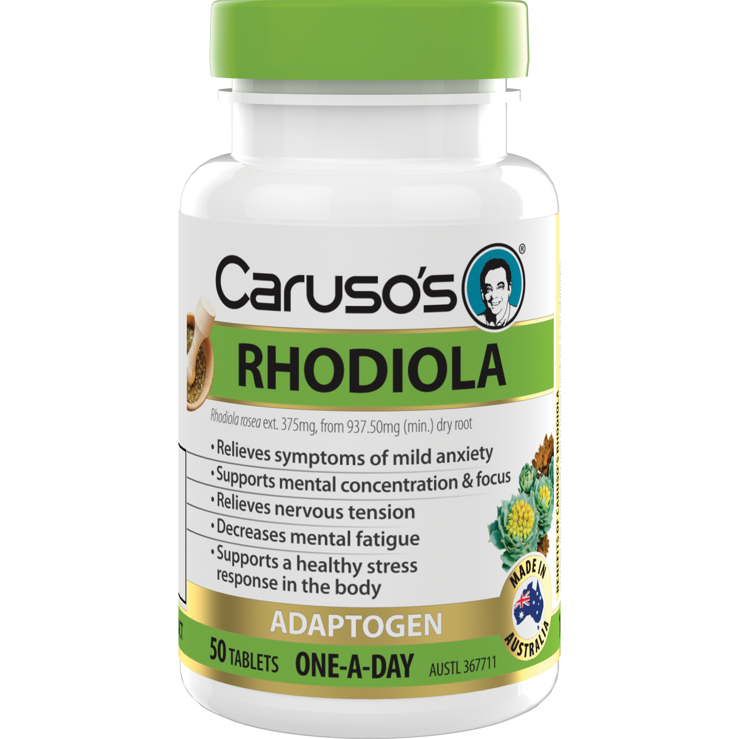 Caruso s Rhodiola 50 Tablets