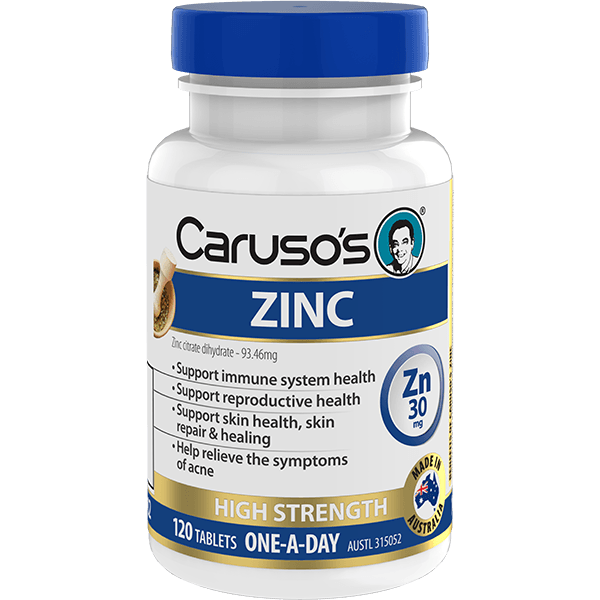 Order Caruso s Zinc 120 Tablets Online Aussie Pharmacy