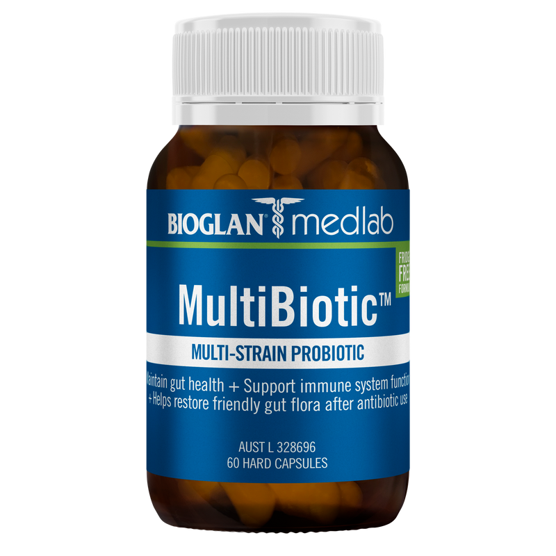 Bioglan Medlab MultiBiotic 60 Capsules