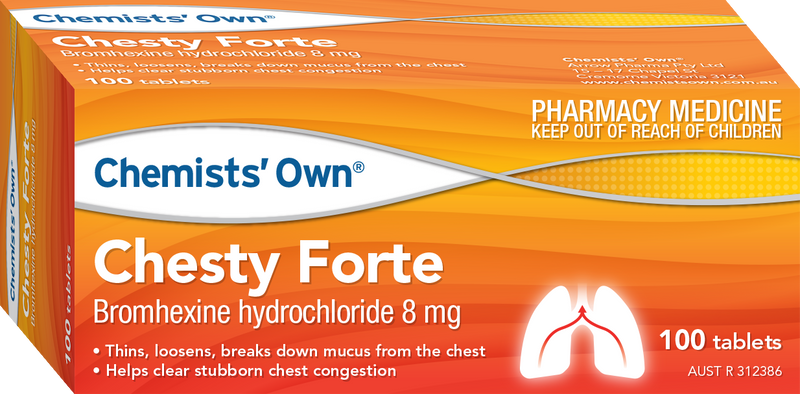 Chemist Own Chesty Forte 8mg 100 Tablets