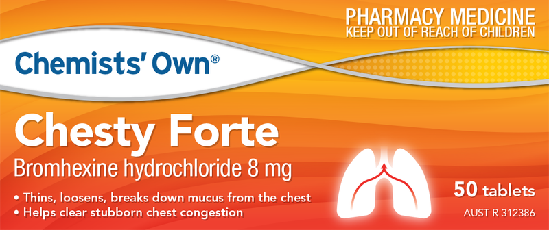 Chemist Own Chesty Forte 8mg 50 Tablets