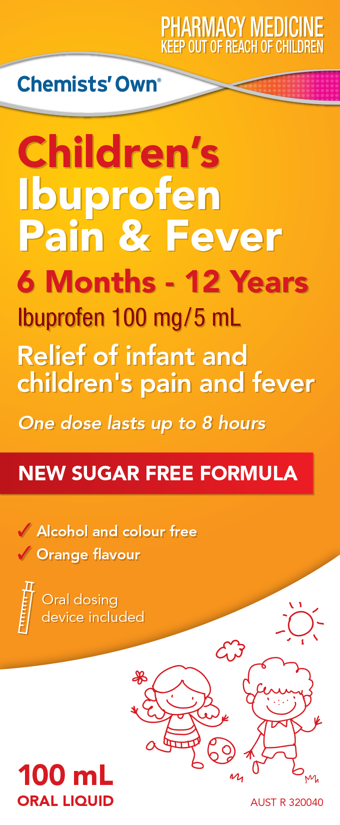 Chemists' Own Children's Ibuprofen Pain & Fever 100ml