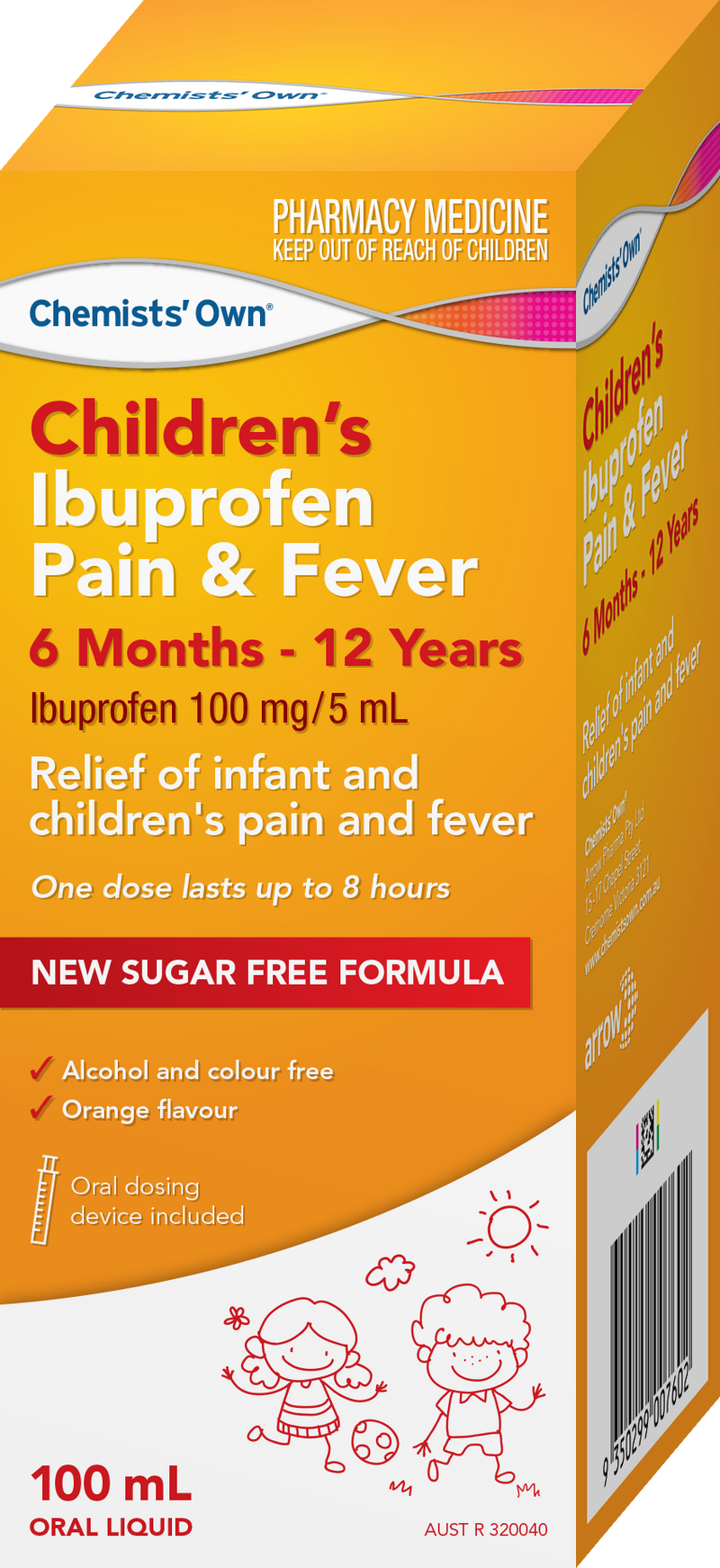 Chemists' Own Children's Ibuprofen Pain & Fever 100ml