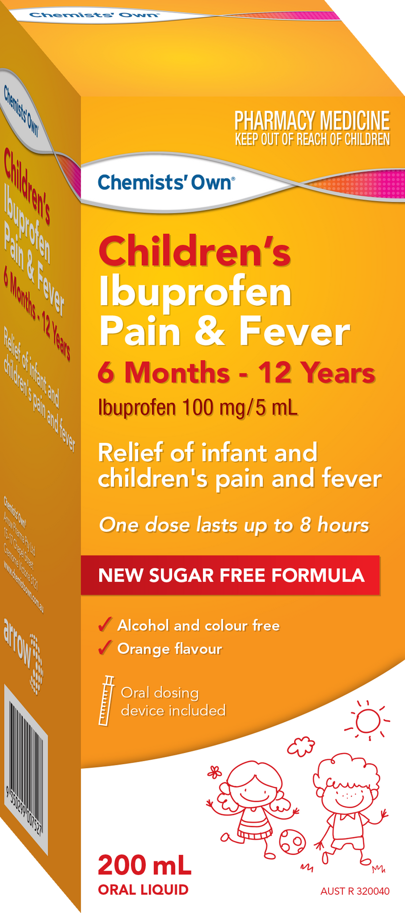 Chemists' Own Children's Ibuprofen Pain & Fever 200ml