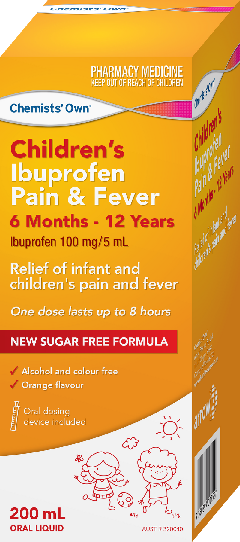 Chemists' Own Children's Ibuprofen Pain & Fever 200ml