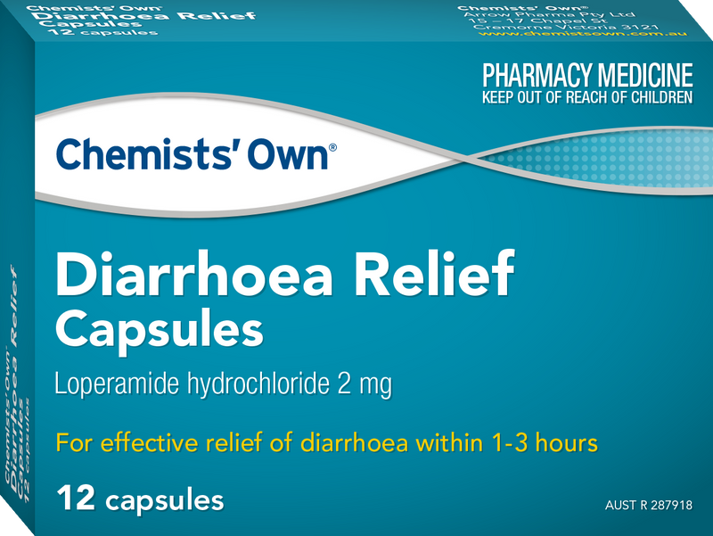 Chemists' Own Diarrhoea Relief Capsules 12