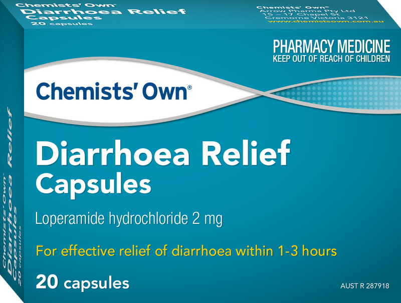 Chemists' Own Diarrhoea Relief 20 Capsules