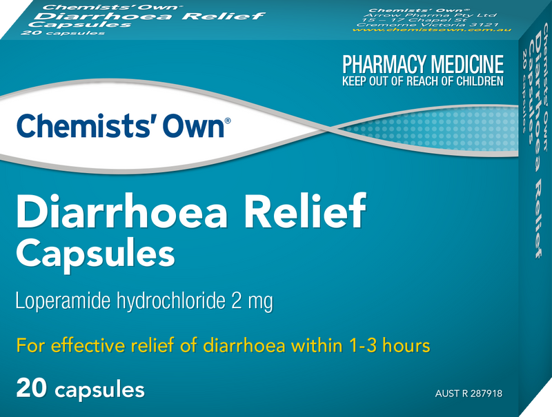 Chemists' Own Diarrhoea Relief 20 Capsules