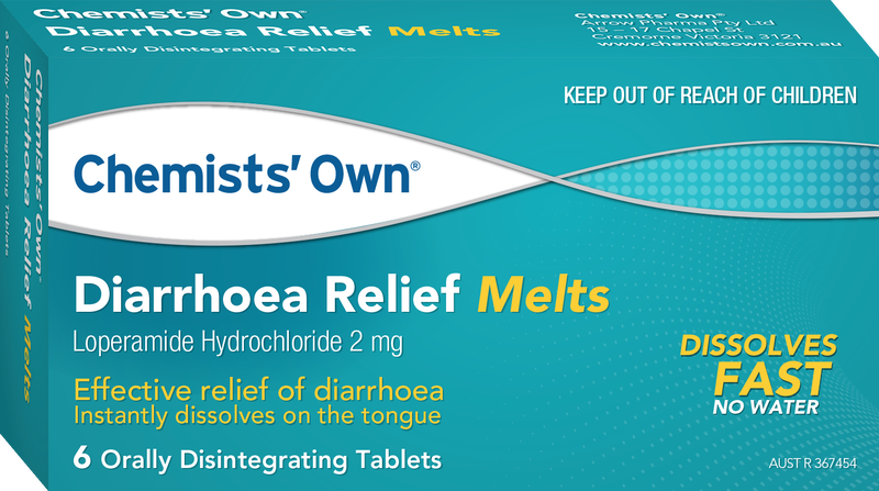 Chemists' Own Diarrhoea Relief Melts 6 Tablets