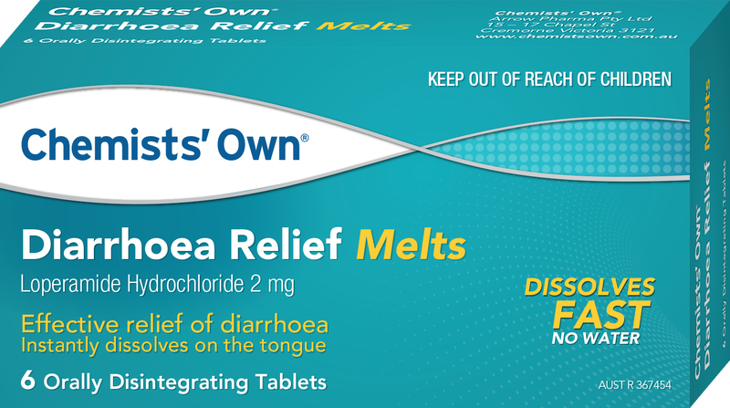 Chemists' Own Diarrhoea Relief Melts 6 Tablets