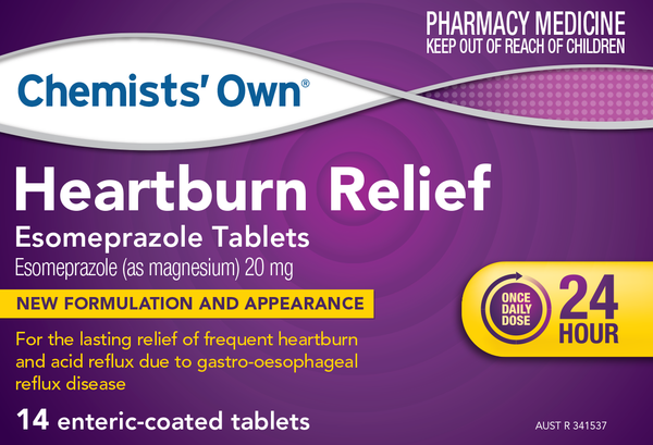 Chemists' Own Heartburn Relief Esomeprazole Tablets 20mg 14