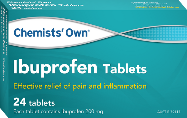 Chemists' Own Ibuprofen Tablets 200mg 24