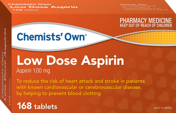 Chemists' Own Low Dose Aspirin Tablets 168