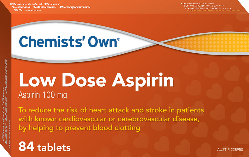 Chemists' Own Low Dose Aspirin Tablets 84