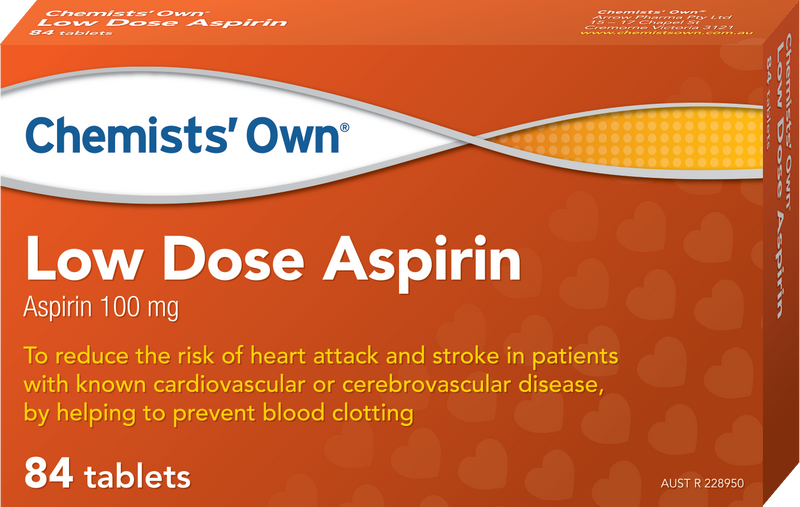 Chemists' Own Low Dose Aspirin Tablets 84