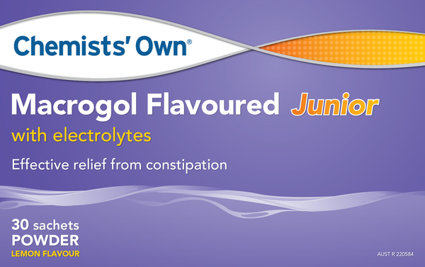 Chemists' Own Macrogol Junior with Electrolytes 30 Sachets