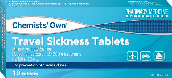 Chemists' Own Travel Sickness Tablets 10