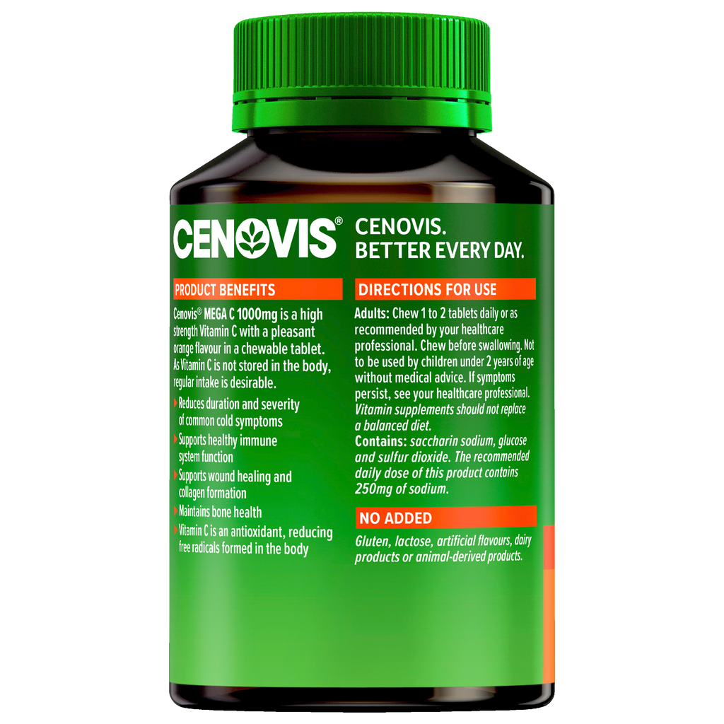 Cenovis Mega C 1000mg 60 Tablets