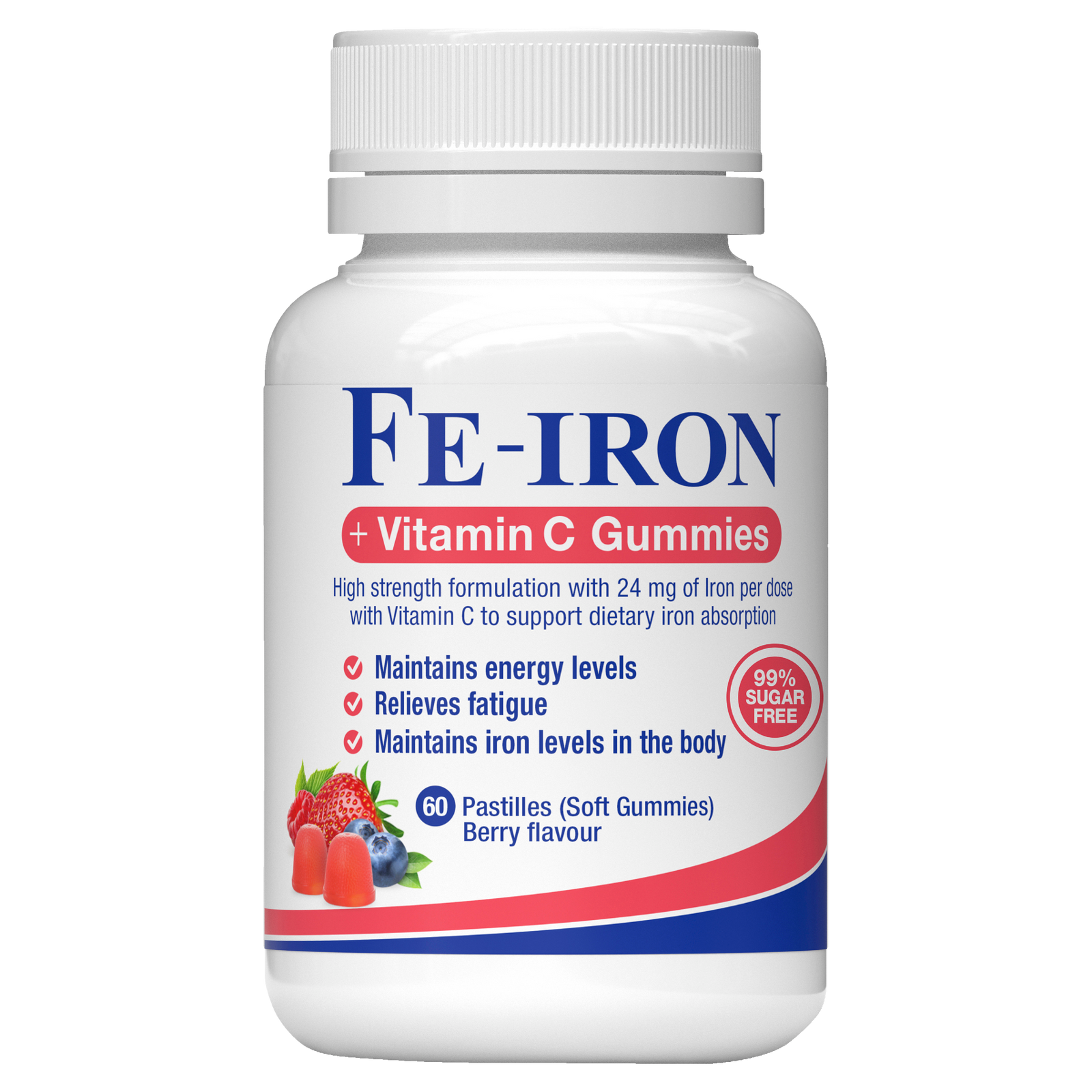 FEIRON + VITAMIN C GUMMIES 60s