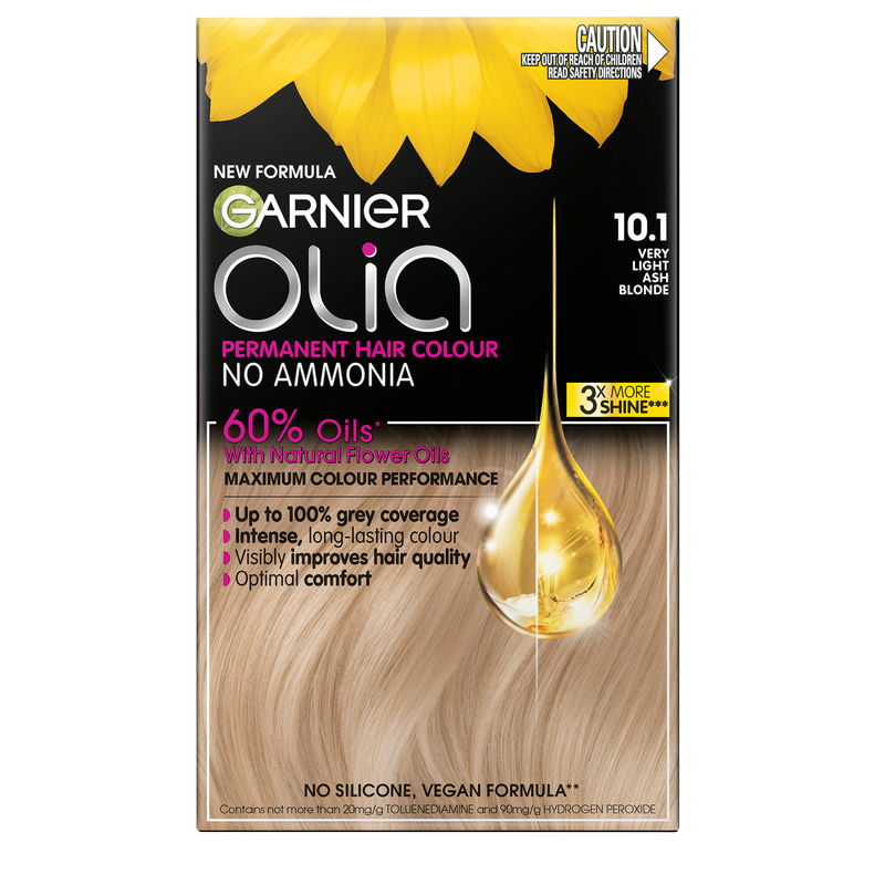 Garnier Olia 10.1 Light Ash Blonde Permanent Hair Colour