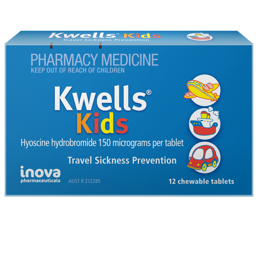 kwells travel sickness 12 chewable tablets