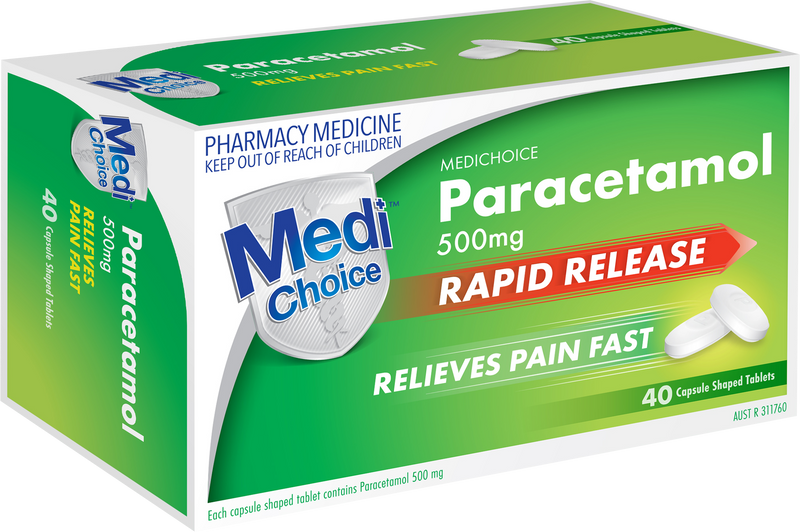 MediChoice Paracetamol Rapid Release 40 Tablets