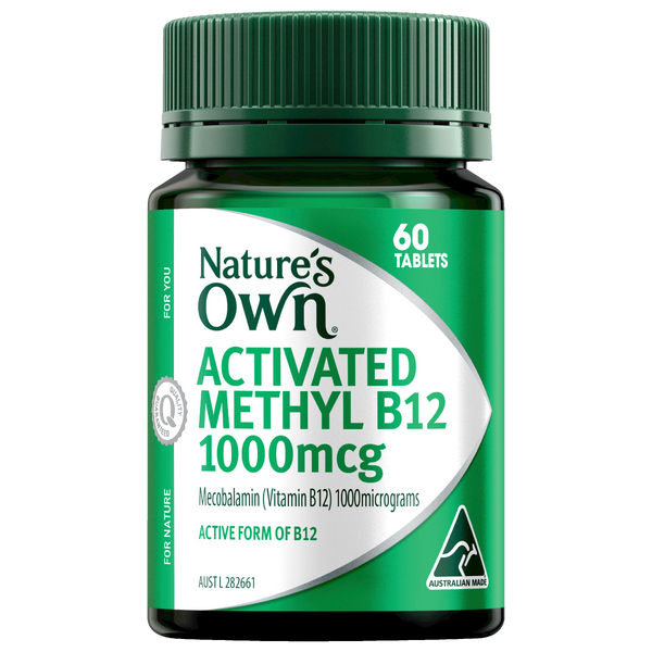 Nature s Own Activated Methyl B12 1000mcg