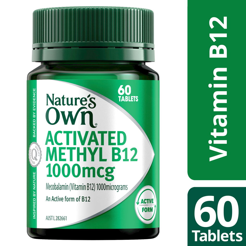 Nature s Own Activated Methyl B12 1000mcg