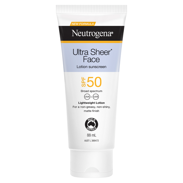 Buy Neutrogena Ultra Sheer Face Lotion Sunscreen SPF 50 88ml Online at  Chemist Warehouse®