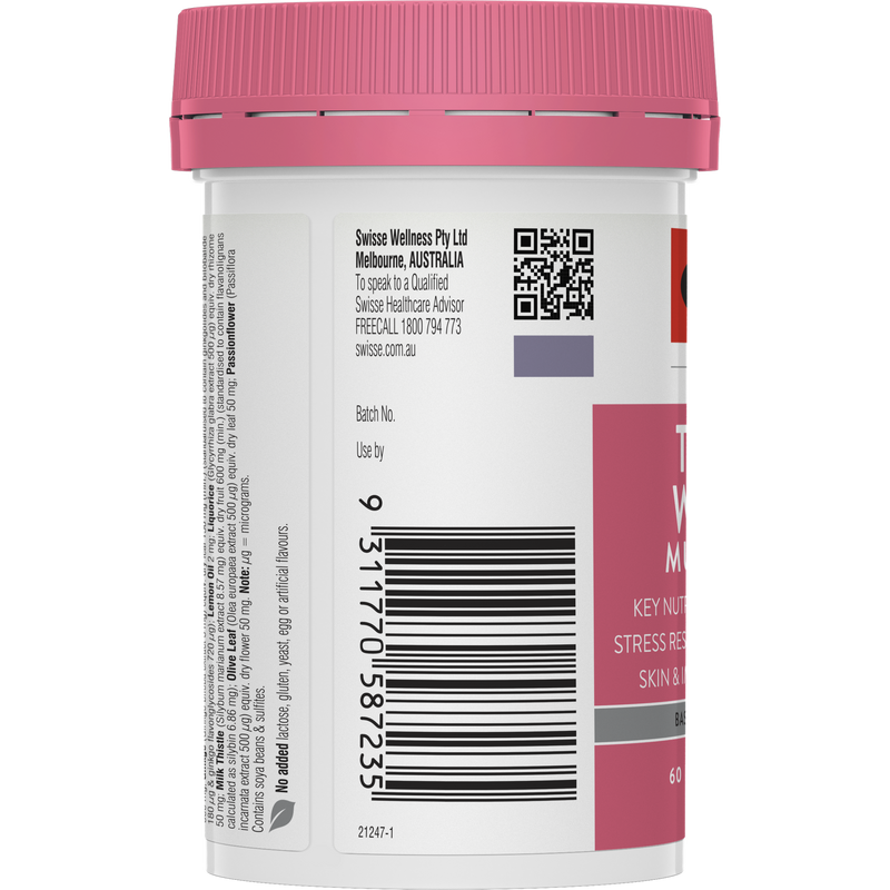 Swisse Ultivite Teenage Women's Multivitamin 60 Tablets