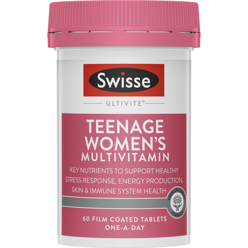 Swisse Ultivite Teenage Women's Multivitamin 60 Tablets