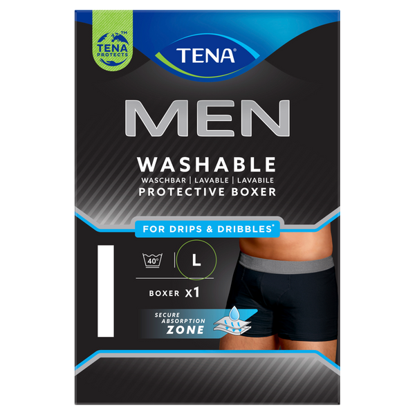 TENA Men Washable Protective Boxer Large 1 Pack